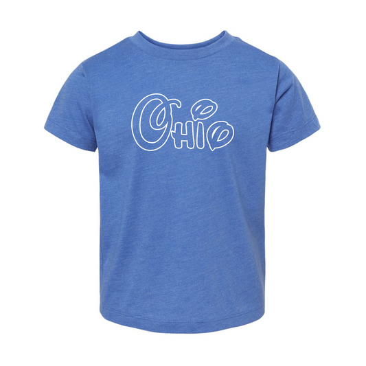 Ohio Disney Font Toddler Tee